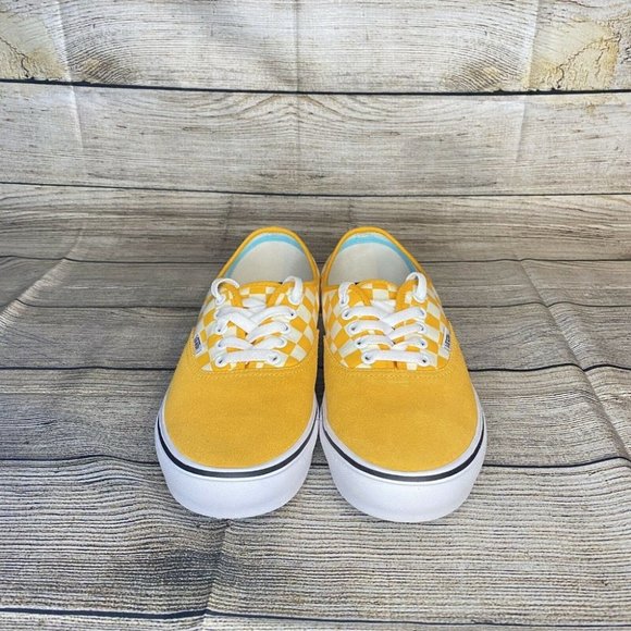 Vans Comfycush Authentic Checker Zinnia White Skate Sneakers Mens 9 US Wmns 10.5 main image 4